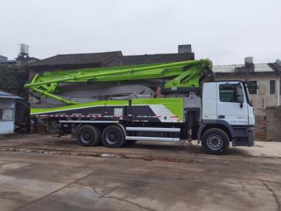 Quality Vertical Reach 52m Used Truck Concrete Pump 600L Truck Mounted Concrete Pump for sale