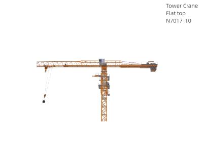 China 10T Tower Crane Flat Top N7017-10 Construction Crane 62m for sale