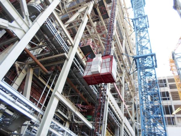 Quality 2T Construction Hoist Small Construction Elevator SC200/200 III Type D for sale