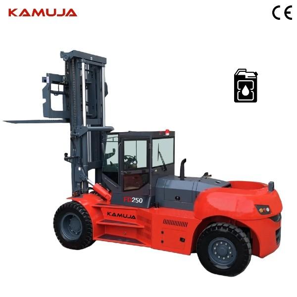 Quality FD250 25T Heavy Duty Forklift 5940mm High Reach Forklift for sale