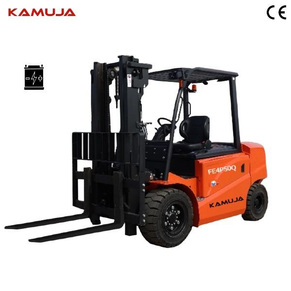 Quality 5000kg /5.0 Ton Lead Acid Battery Forklift With Optional Mast for sale