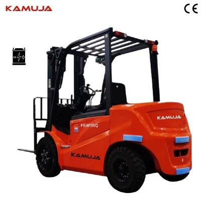 China FE4P35Q Lead Acid Battery Forklift Kamuja 3.5T Lithium Forklift for sale