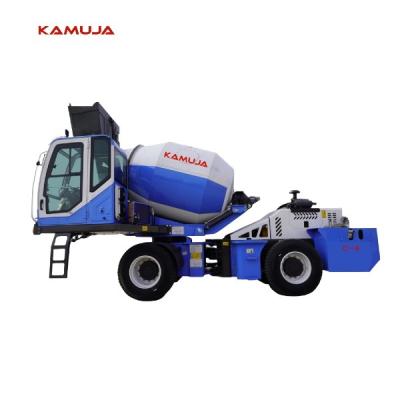 China Feeding Automatic Concrete Mixer 4m3 Cement Mixer Truck for sale