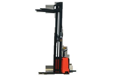 China Standing On Electric Stacker 1.5t Load 1.6m~3.6m Lift  Built in Charger en venta