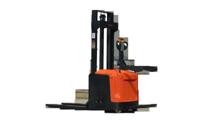 Chine Standing On Electric Stacker Electronic Power Steering 1-2t Up To 3.6m à vendre