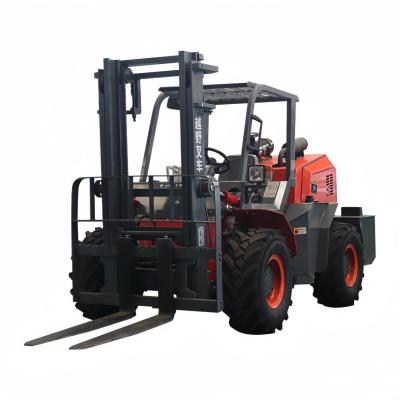China Middle Hinged Rough Terrain/Off-road Forklift 3.5T lift 3~6m for sale