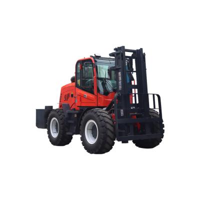 China 5.0T Short Rough Terrain Forklift Lifting Height 3~6m for sale