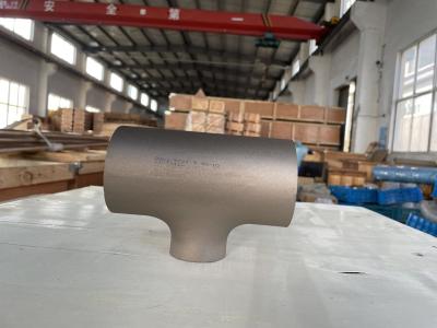 Cina DN20 Copper Nickel Equal Tee for Water Pipe Industry Delivery According To Quantity in vendita