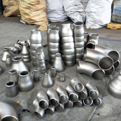 China Copper Nickel Concentric Reducer Butt Welded Pipe Fittings With Black Painting for sale