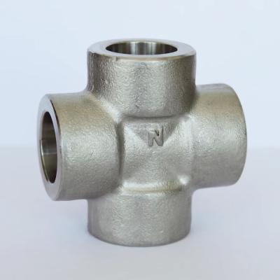China Carton Box Packaged Cross-connection Pipe Fitting Quick and Secure Threaded Connection Te koop