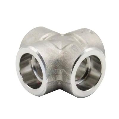 China Stainless Steel Cross-Connection Pipe Fitting Forged Manufacturing ASTM A312 ASTM A403 ASTM A815 for sale