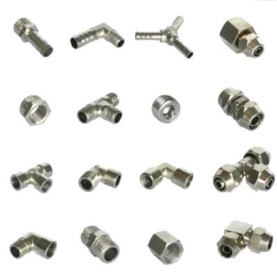 China Copper Nickel Union Elbow Tee Union Inner And Outer Filament Water Pipe Straight Transitional Fittings for sale