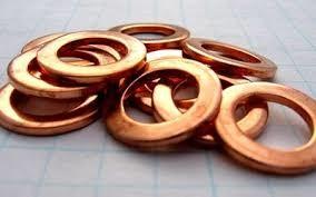 China OEM ODM Gasketes de metal plano de cobre y níquel personalizados para accesorios de tuberías en venta