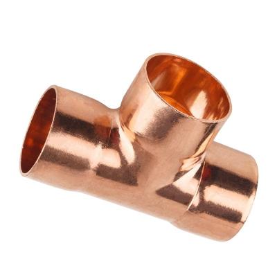 China CUNI 9010 16'' SCH160 ASME B16.9 C70600 Container Size Copper Nickel Equal Tee for sale