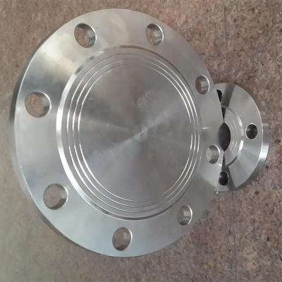 China Flat Pipe Plate Industrial 150#-1500# Blind Flange CuNi 70/30 Copper Nickel Round  Metal Flange for sale