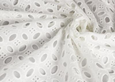 China Heavy Vintage Eyelet 100% Cotton Lace Fabric Wholesale By The Yard for sale