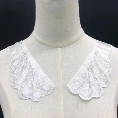 China Lace Applique Collar Embroidery Neckline Diy Accessories Three-dimensional Collar for sale