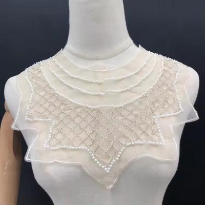 Cina Children's clothing accessories collar lace diy embroidery collar shirt water soluble false collar in vendita