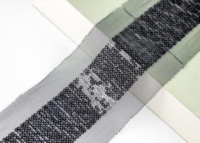 Китай Сияющая отделка шнурка сетки нейлона вышивки Секин для моды машиной шнурка Шиффли продается