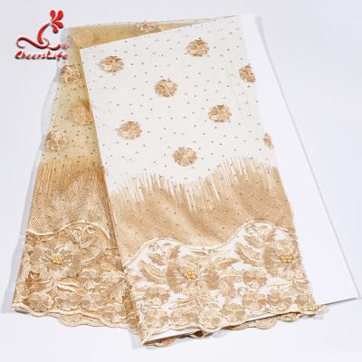 China African Swiss Tulle Bridal Lace Fabric For Haute Couture Dress for sale