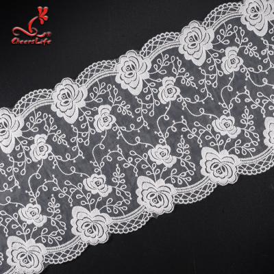 China Pollution - Free Underclothes Embroidered Lace Trim For Sensitive Skin for sale