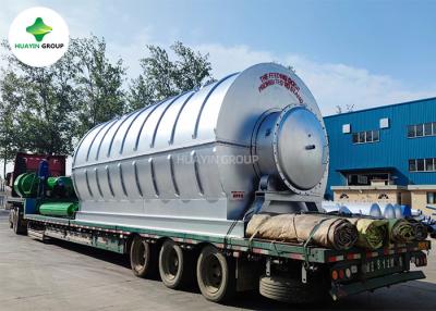 China Continuous Pyrolysis Plant Waste Plastic To Petrol Recycling Machine for sale
