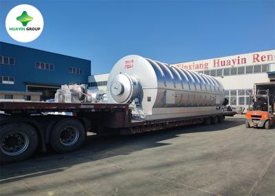 China Fully Continuous 30Ton Capacity Huayin Plastic Pyrolysis Plant High Automation à venda