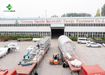 Chine Pneus de déchets d'usine de pyrolyse de rendement élevé pour remplir de combustible des machines à vendre