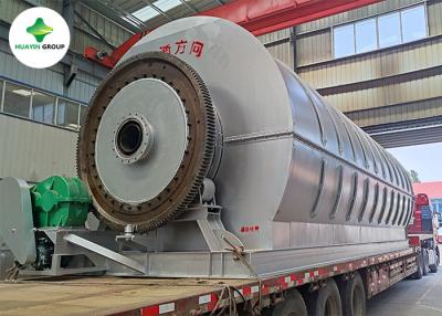 China 20t Waste Tire Pyrolysis Plant For Processing Tyres 0.4rpm Non Pollution for sale