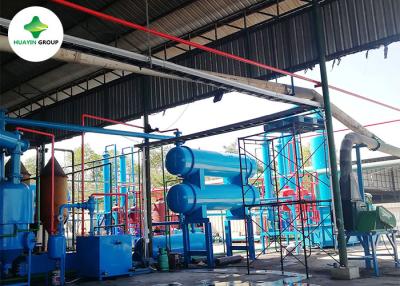 China Batch Type Pyrolysis Plant With Catalyst Used Tyre To Diesel for sale
