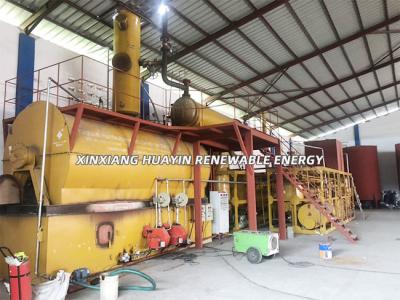 China Pyrolysis Waste Oil Distillation Plant Huayin , Waste Motor Oil Recycling To Diesel for sale