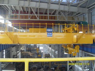 China 125ton / 20ton / 50ton Heavy Duty Double Girder Overhead Crane For Casting usded In Steel Mill For Lifting for sale