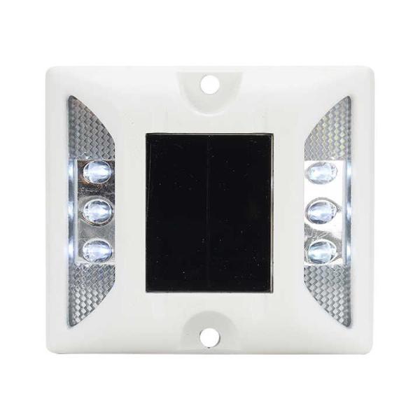 Quality Solar LED Coloured Road Studs Aluminium Alloy Cat Eyes Flashed for sale