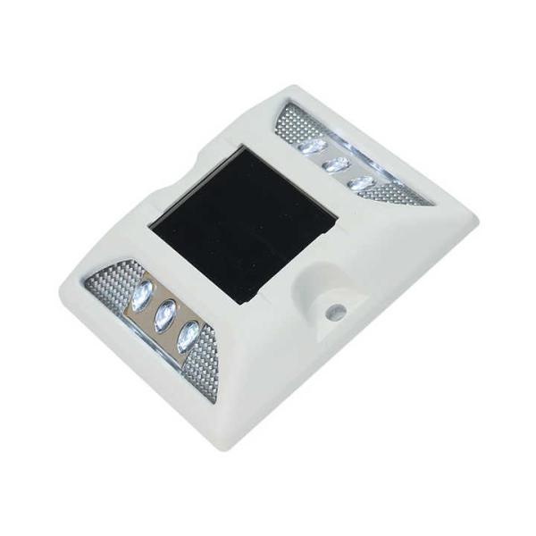 Quality Solar LED Coloured Road Studs Aluminium Alloy Cat Eyes Flashed for sale