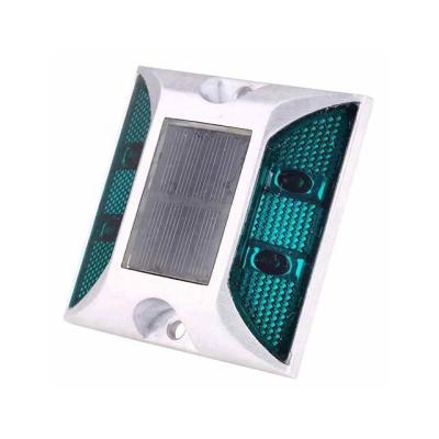 Quality Flashing Road Stud Solar Light Green Color Customized For Dark Road for sale