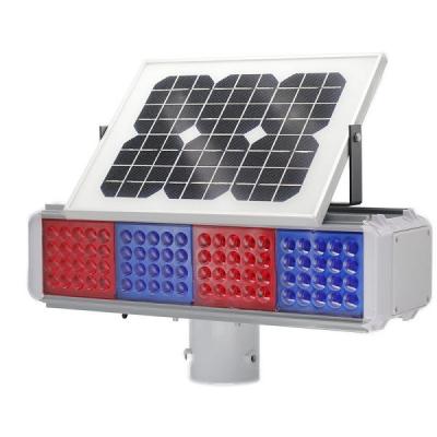 Quality LED Solar Traffic Lights Blinking Solar Traffic Warning Light for sale