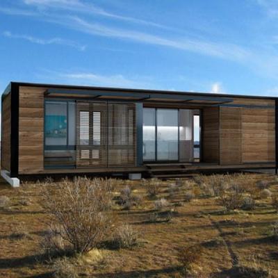 China 75mm Prefab Modular Homes / Prefabricated Shipping Containers Roof Customized Resort Center for sale
