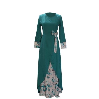 China Modest Women Hot Selling Large-Length Loose Elegant Muslim Dress Customized Islamic Clothing for sale