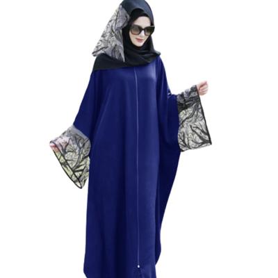 China High Quality Islamic Women Abaya from Nida Fabric Muslim Dress Islamic Clothing Polyester Plus Size Muslim Dresses for sale
