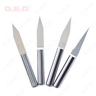 China Solid 3.175mm 6mm Tungsten Carbide V Engraving Router Bit For Wood Acrylic Plastic PVC for sale