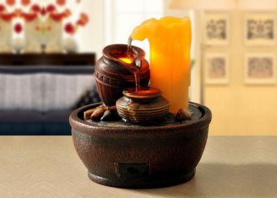 China Handicraft Candle Quiet Indoor Water Fountain for sale