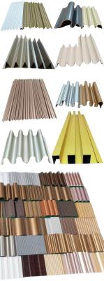 China 6063 Aluminium Alloy Profile Corrugated Cladding Decorative Great Wall Panel for sale