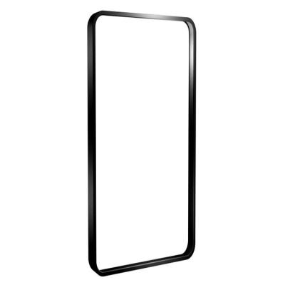 China Brushed Rectangular Shape Aluminium Mirror Frame Profile Large Size For Barbershop for sale