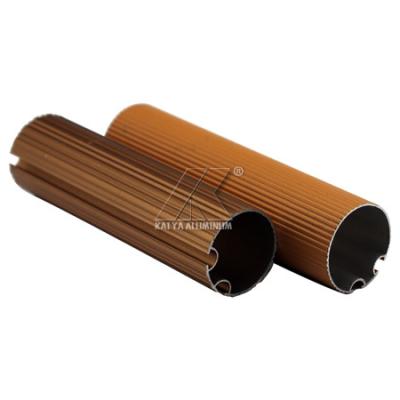 China Bronze Custom Curtain Rods With Aluminum Alloy Extrusion 2.5-3.5m Length for sale