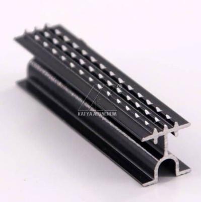 China 6000 Series CNC Aluminum Profile T3 - T8 Decorative Line Black Anodize for sale