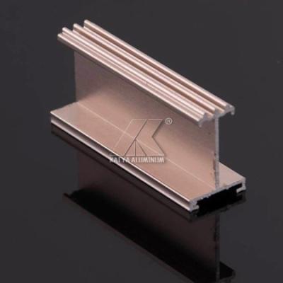 China Good Durability Aluminium Edge Trim Profiles Brushed Rose Gold Easy Construction for sale