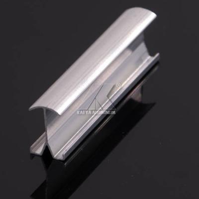 China Natural Silver Flexible Aluminum Trim Customize Length Non Deformation for sale