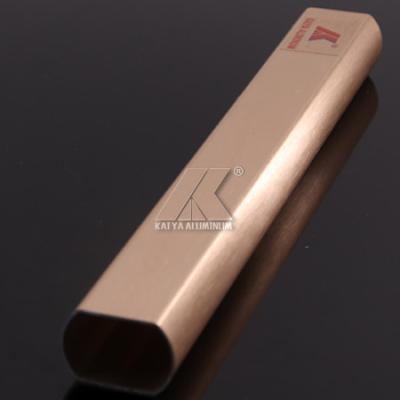 China Durable Aluminum Alloy Profile , Aluminium Alloy Tube 5.8-5.98m Oval Shape for sale