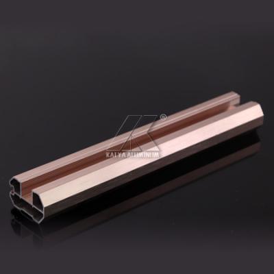 China RoHS Aluminum Alloy Extrusion Profile For Cabinet Wardrobe T3 - T8 Temper for sale
