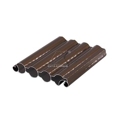 China High Quality  Anodize Brone Aluminum Roller Shutter Slat Profile for sale